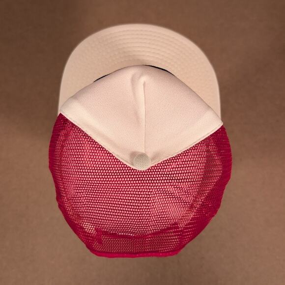 Vintage 80s True Value Hardware Stores Hat Red White Mesh Snapback Trucker Cap - Picture 5 of 6